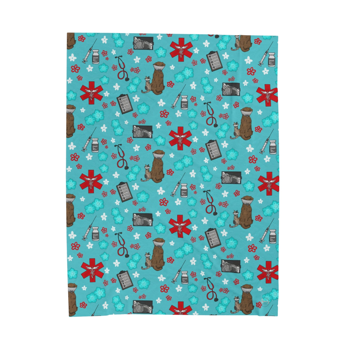 Emergency Vet Velveteen Plush Blanket *PRE-ORDER
