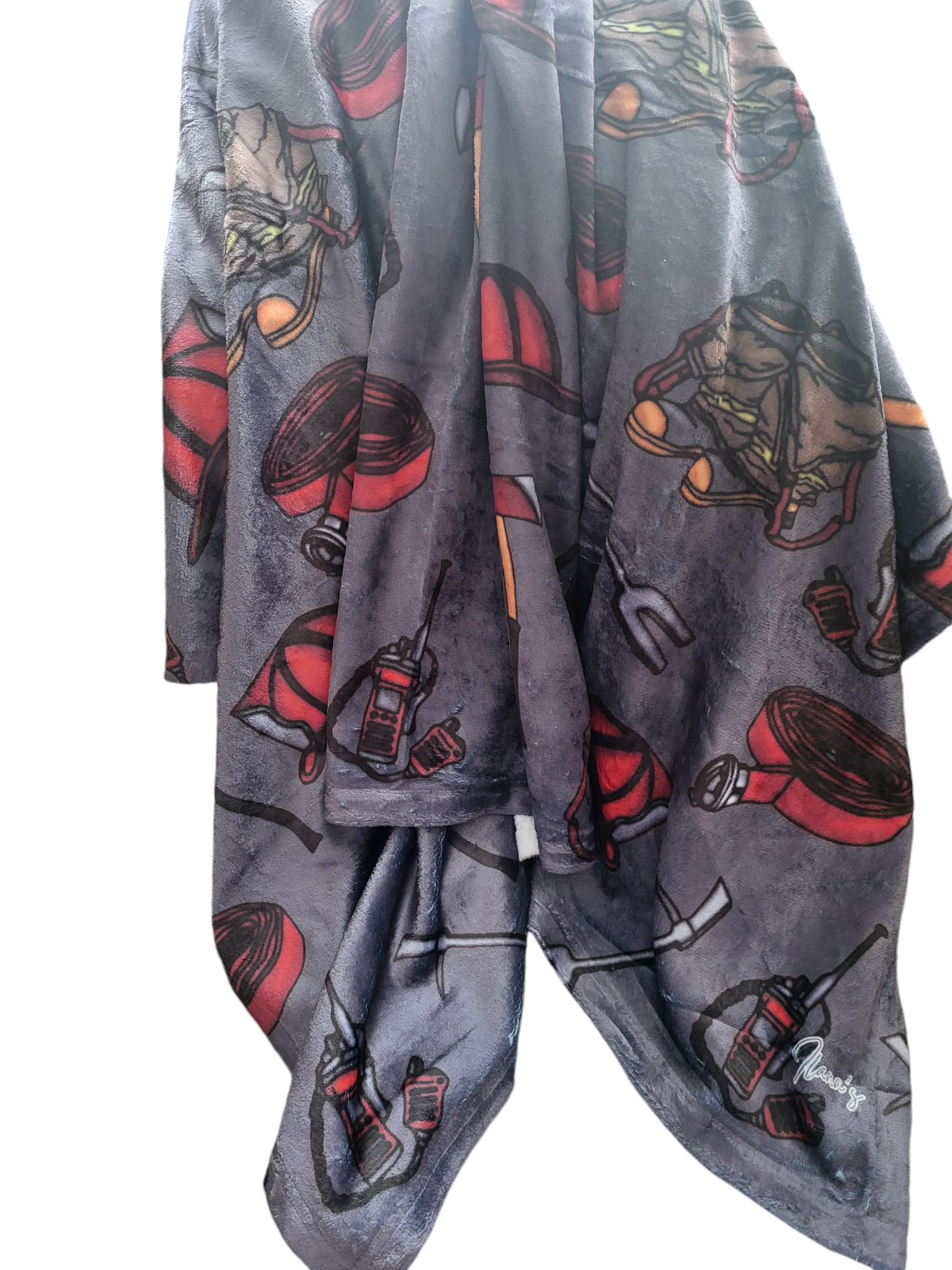 Fire Velveteen Plush Blanket Style 2