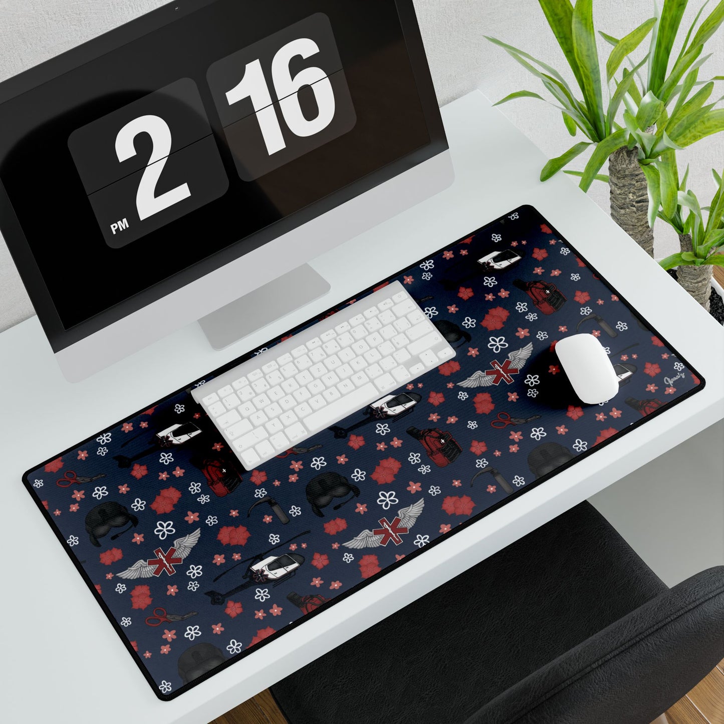 Flight Medic / Nurse Desk Mat Heli 2 (EC130) *Pre-Order