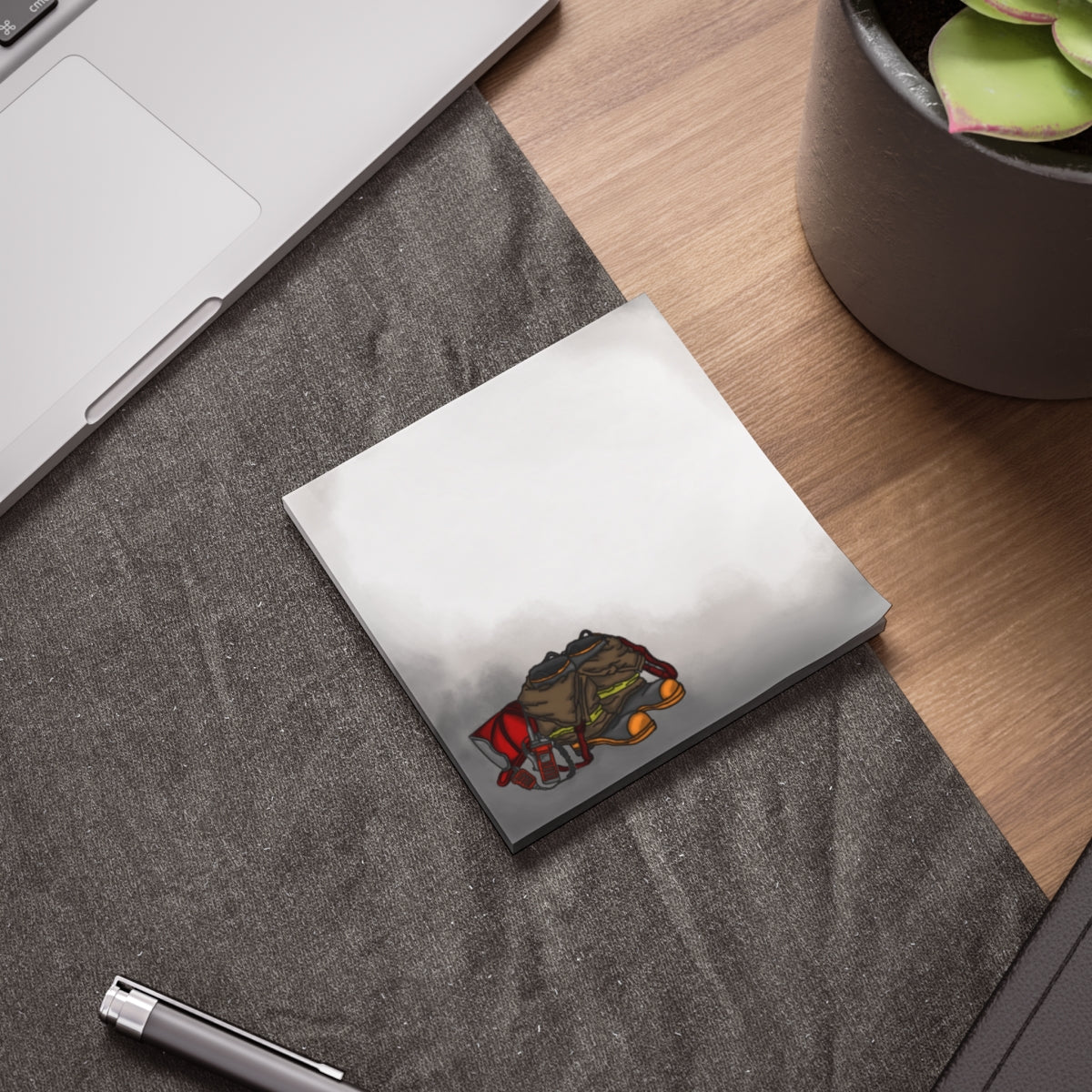 Firefighter Sticky Note