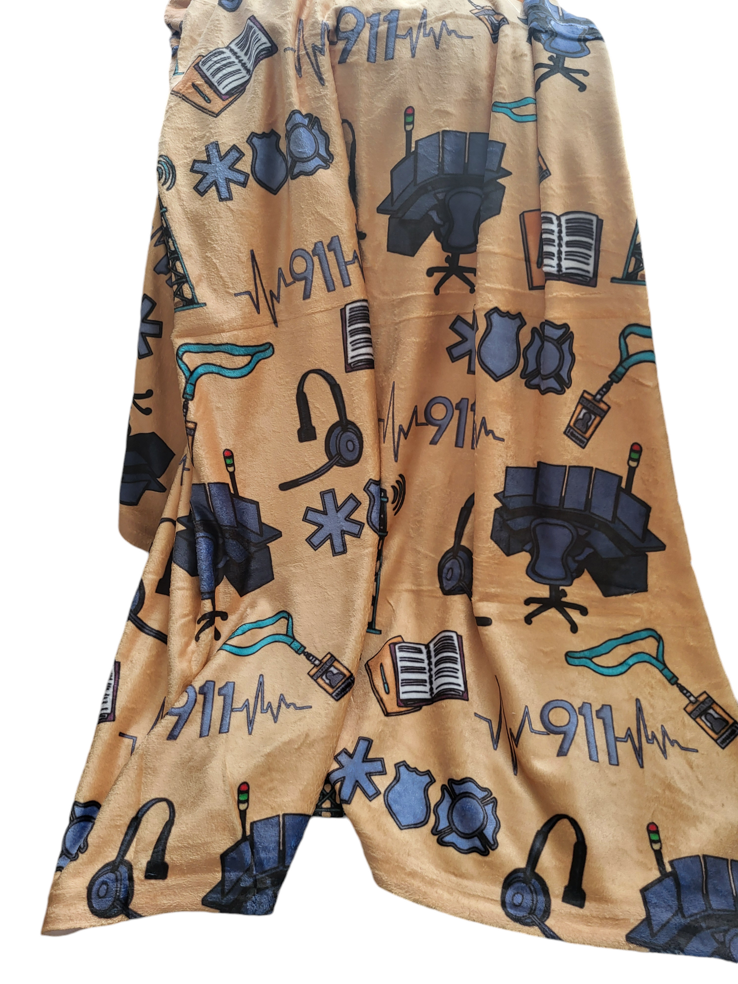 Dispatch Velveteen Plush Blanket Style 2