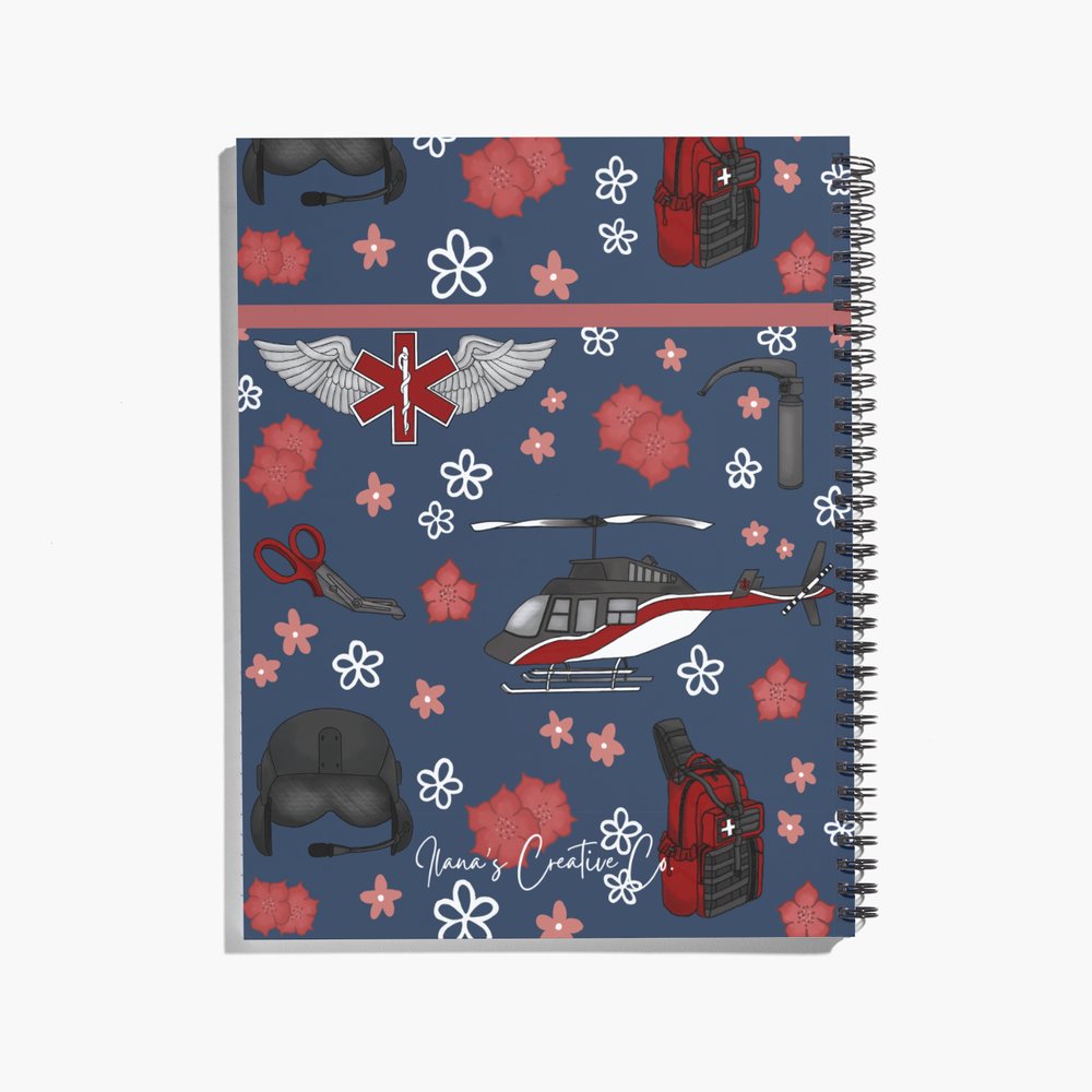 Flight Medic / Nurse Spiral Notebook / Journal