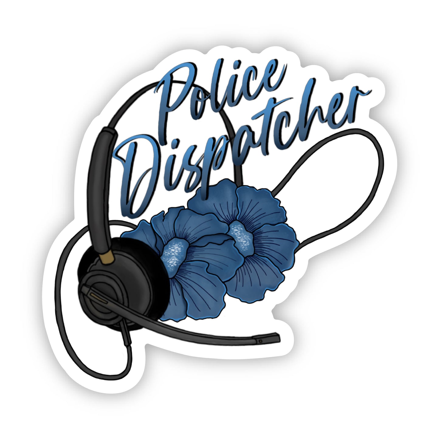 Sticker | Police Dispatch Flower