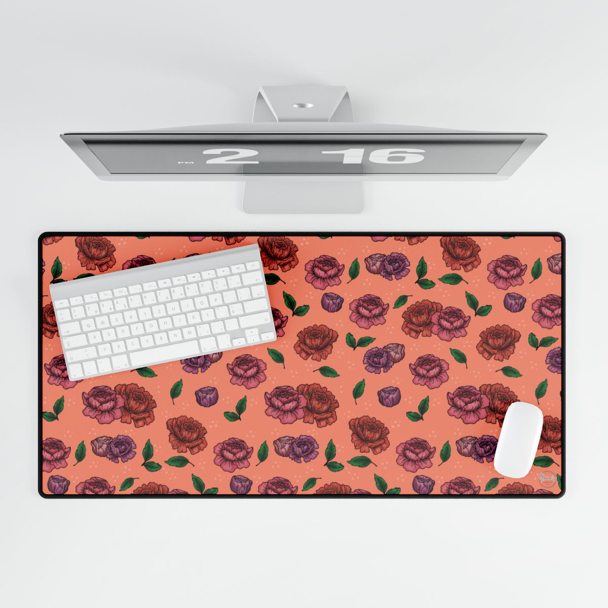 Peonies Blossom Desk Mat *Pre-Order-zoom-3