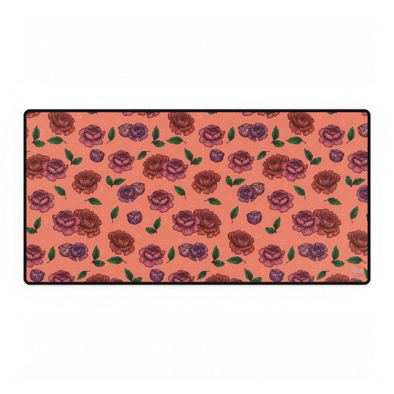 Peonies Blossom Desk Mat *Pre-Order-zoom-