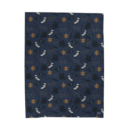 SHERIFF Velveteen Plush Blanket - Style 2 *PRE-ORDER