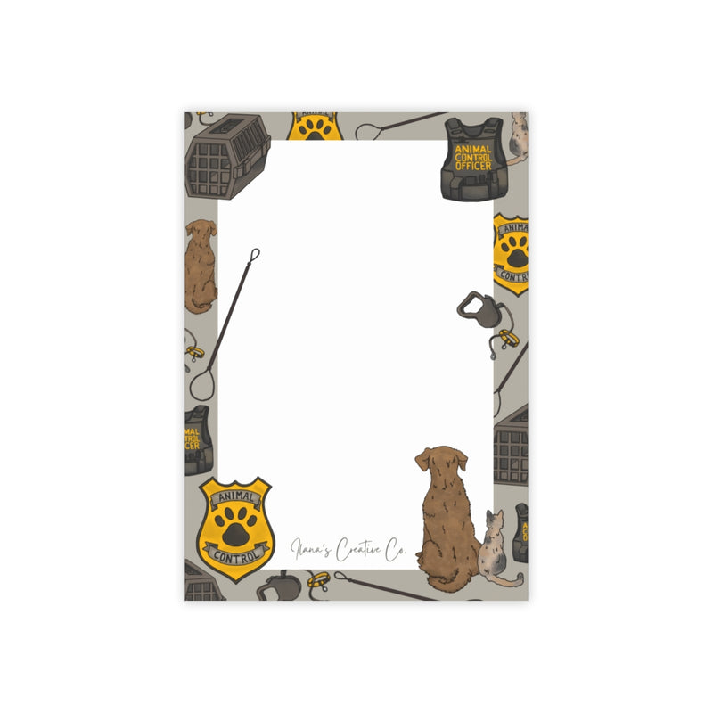Animal Control Officer Sticky Notepad-zoom-
