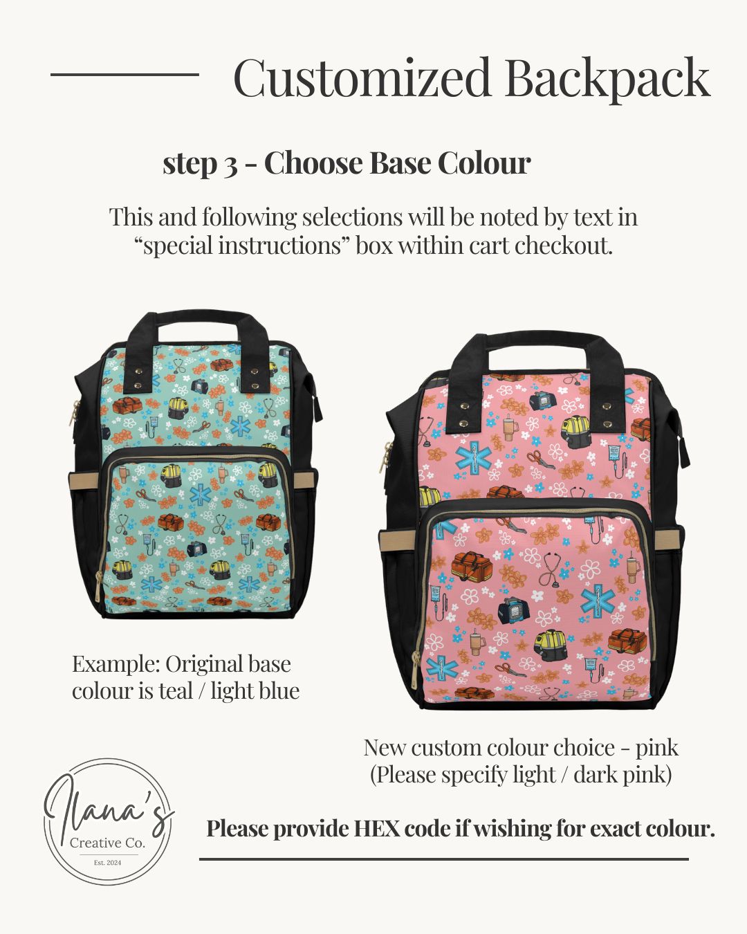 Customized First Responder Backpacks