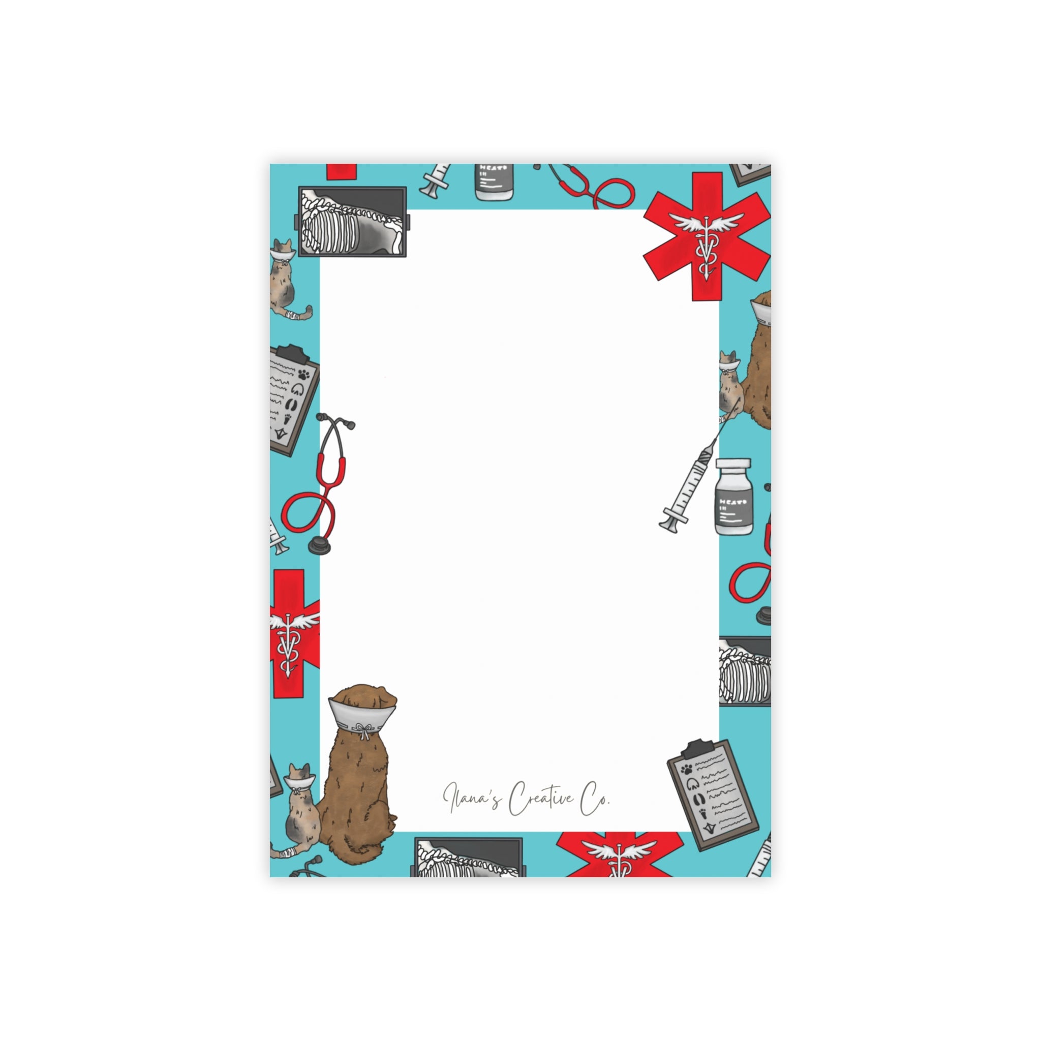 Emergency Vet Sticky Notepad-zoom-1