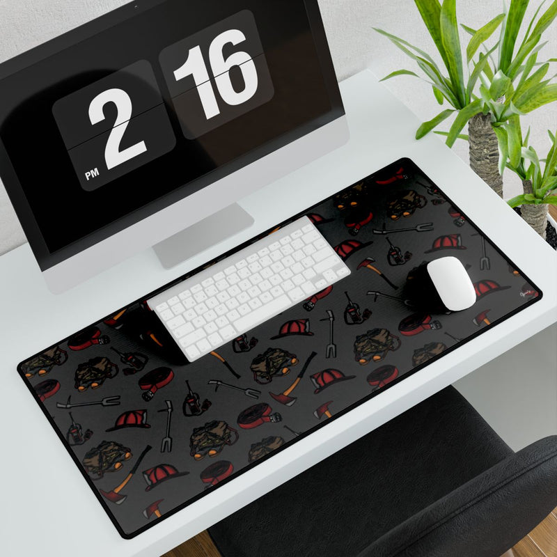 Firefighter Desk Mat- Style 2 *Pre-Order-zoom-