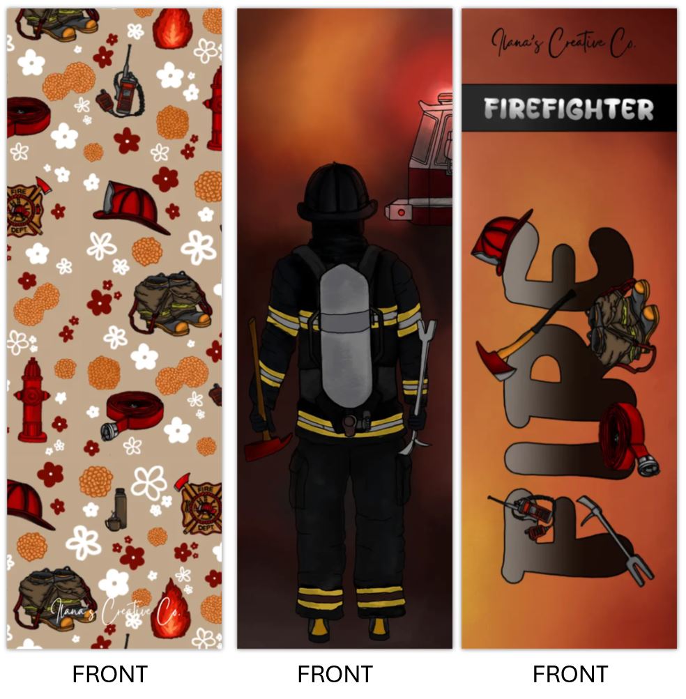 Firefighter Bookmark Bundle-zoom-1