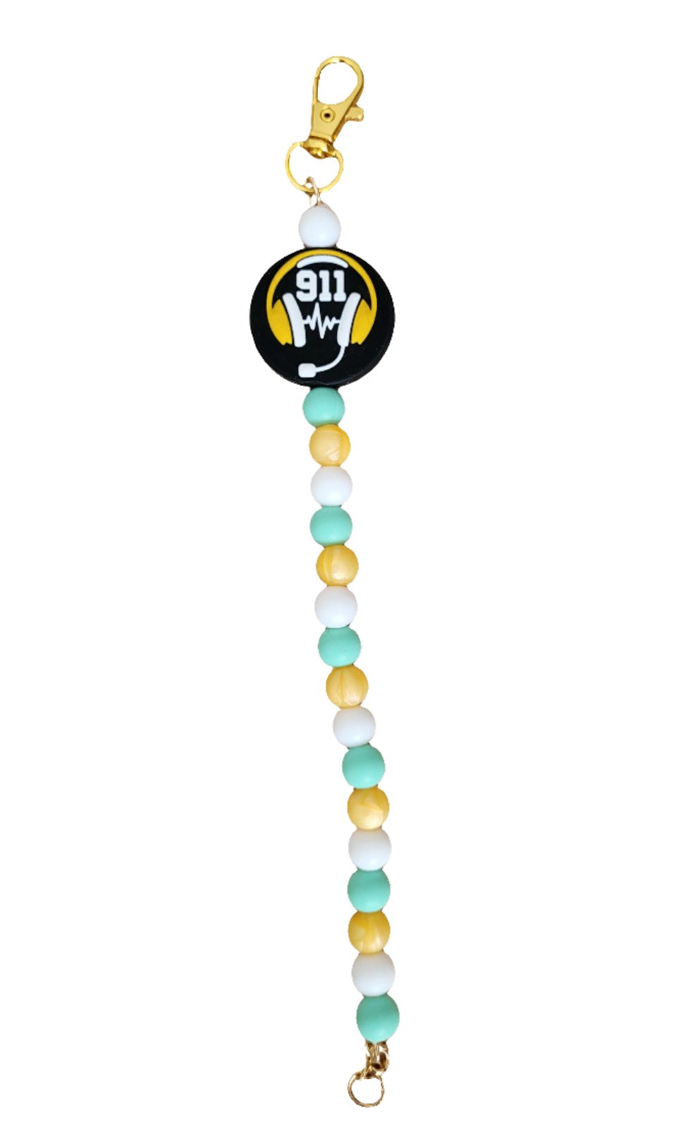 USB / NICHE Token Keychain 911 Dispatcher Teal *pre order-zoom-1