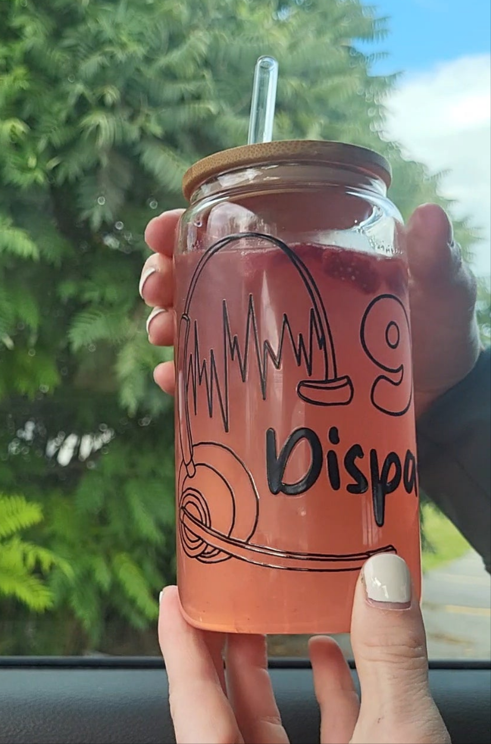 First Responder Occupation Cup -Glass Sipper Cup *Pre-Order