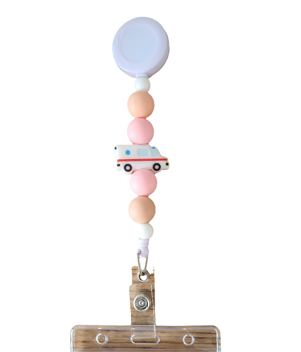 Ambulance Badge Reel-zoom-1