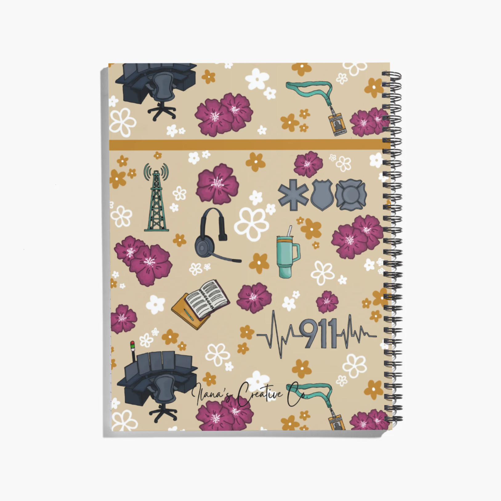 Dispatcher Spiral Notebook / Journal-zoom-4