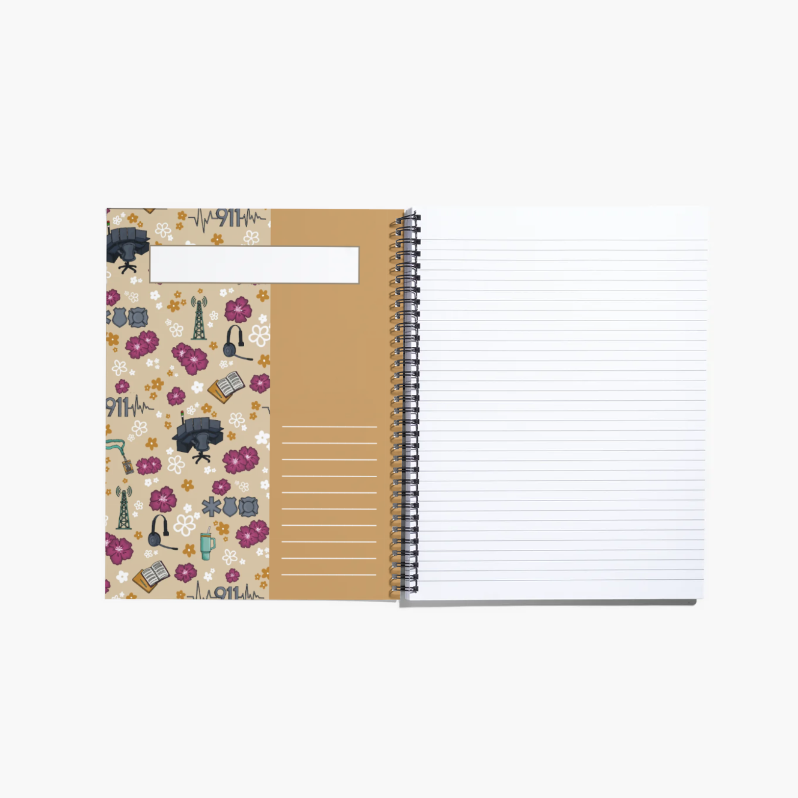Dispatcher Spiral Notebook / Journal-zoom-2