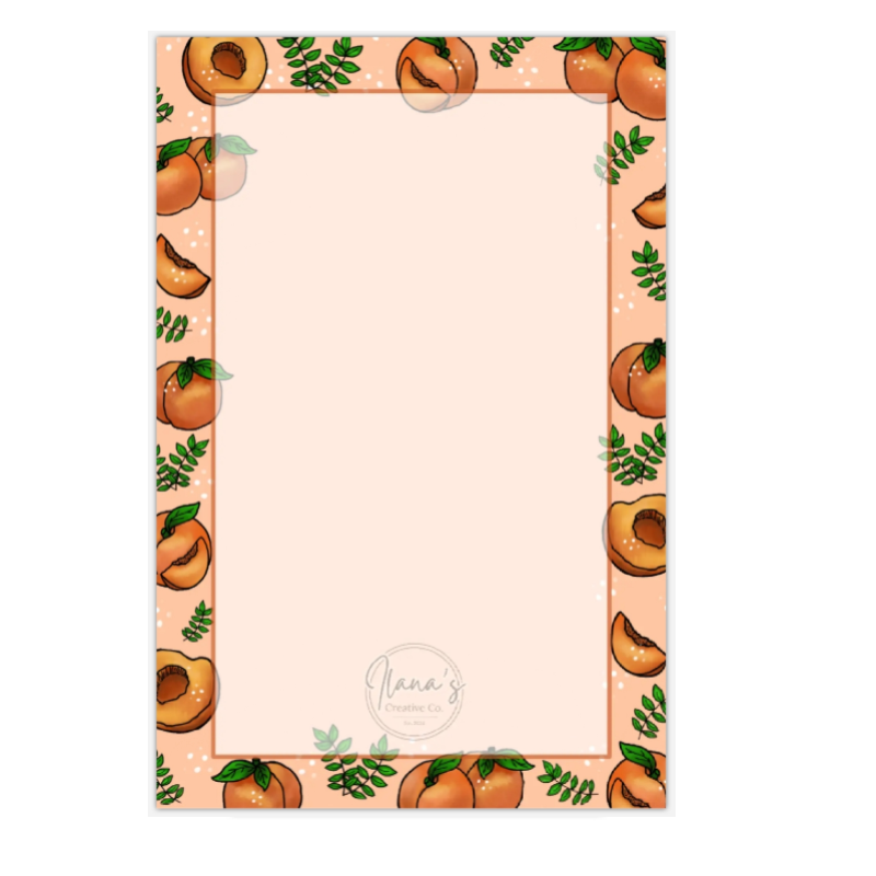 Perfect Peaches Sticky Notepad