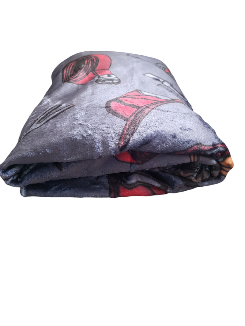 Fire Velveteen Plush Blanket Style 2-zoom-