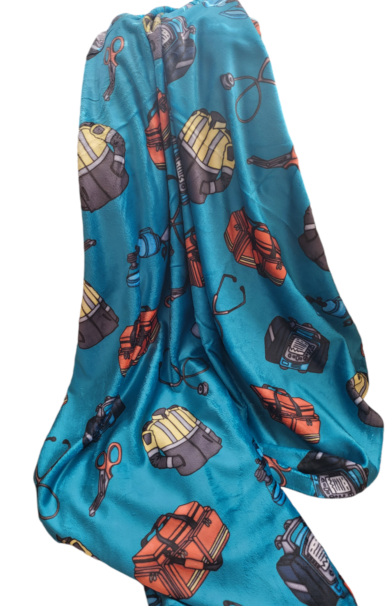 Paramedic /  EMT Velveteen Plush Blanket Style 2-zoom-4