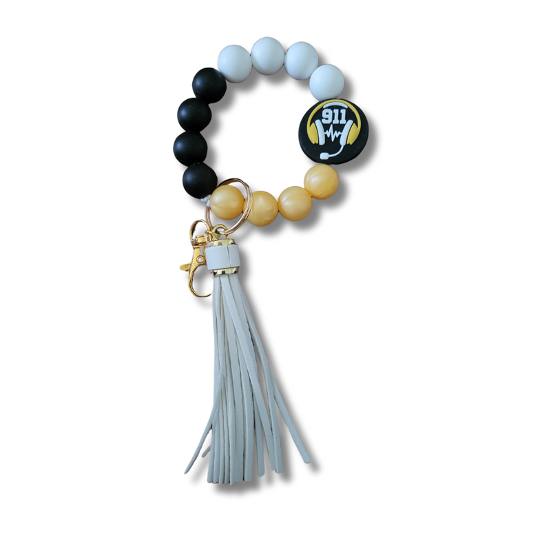 Wristlet Keychain 911 Dispatcher * Pre-Order-zoom-