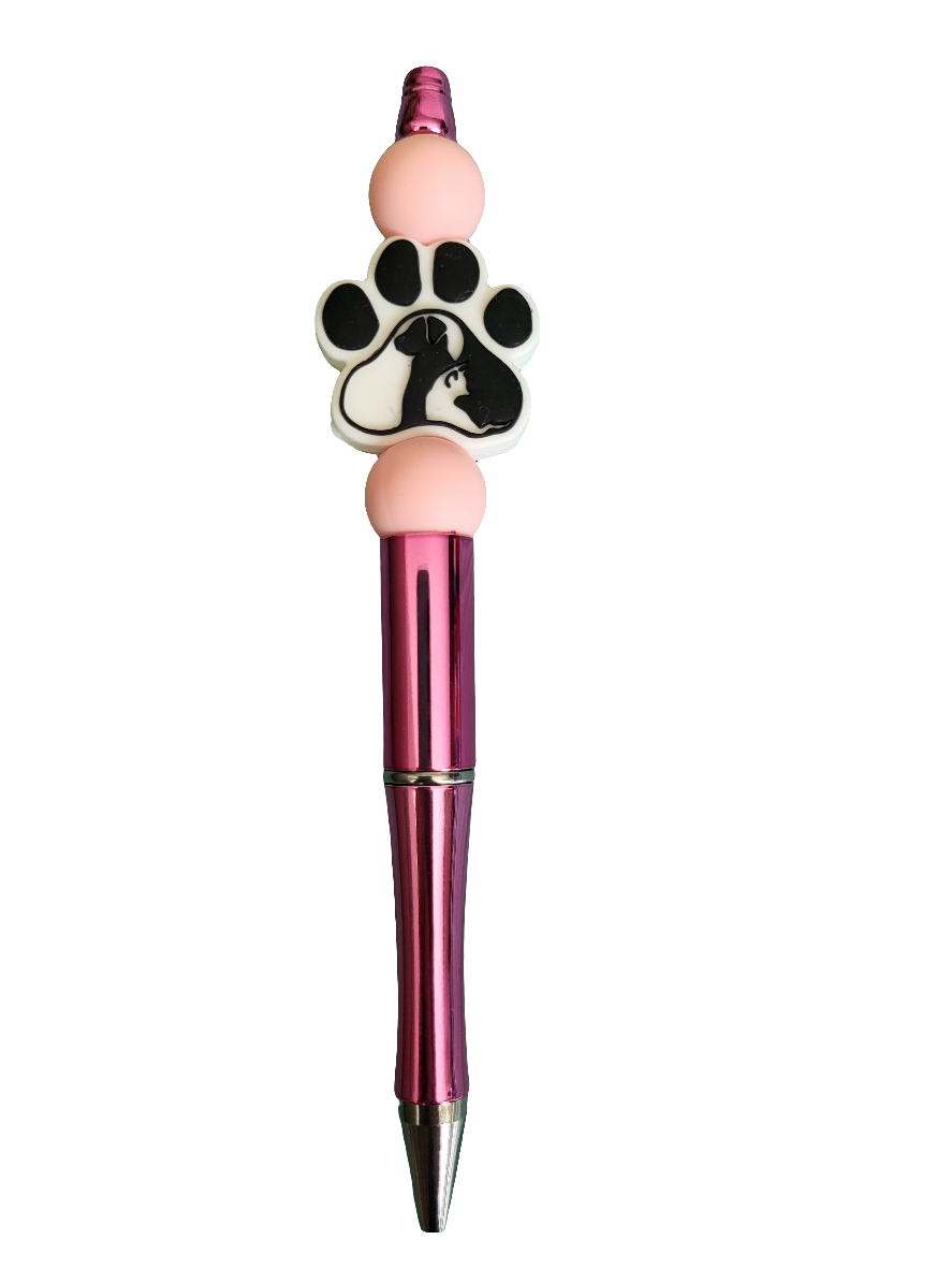Pen | Cat/Dog Paw Pink  *Pre-Order