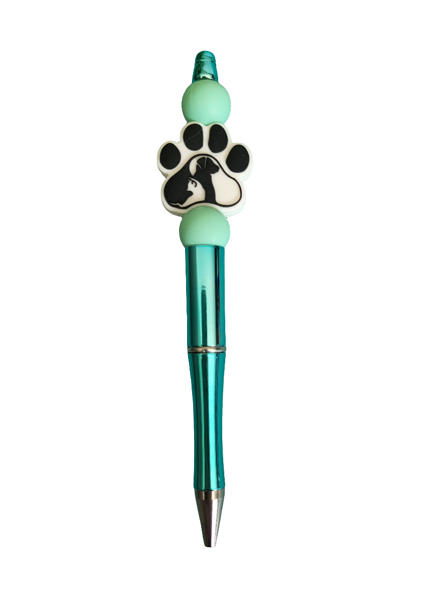 Pen | Cat/Dog Paw Teal  *Pre-Order