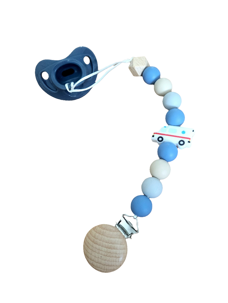 Baby Silicone Lanyard - Ambulance  *Pre-Order-zoom-