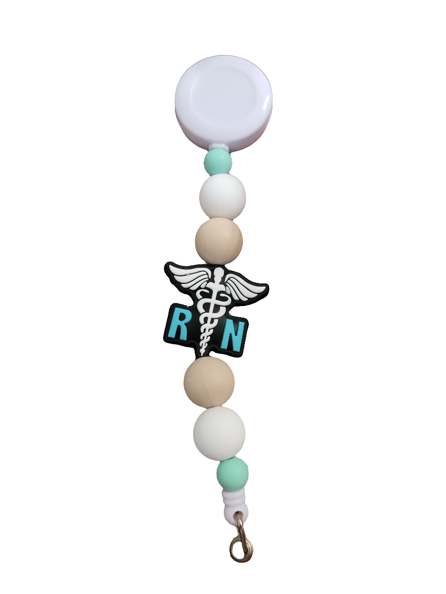 RN Badge Reel | Teal-zoom-1