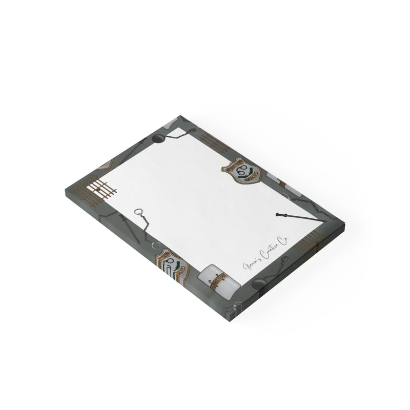 Correctional Officer Sticky Notepad-zoom-