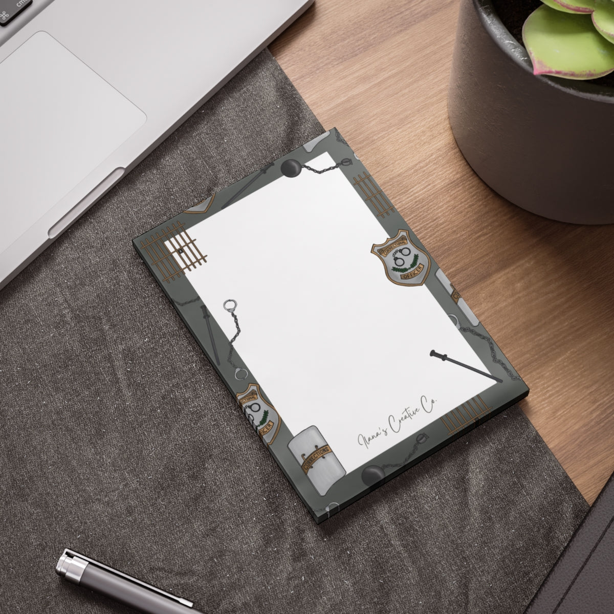 Correctional Officer Sticky Notepad-zoom-4