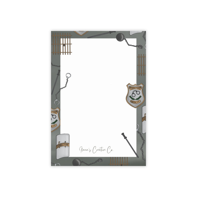 Correctional Officer Sticky Notepad-zoom-