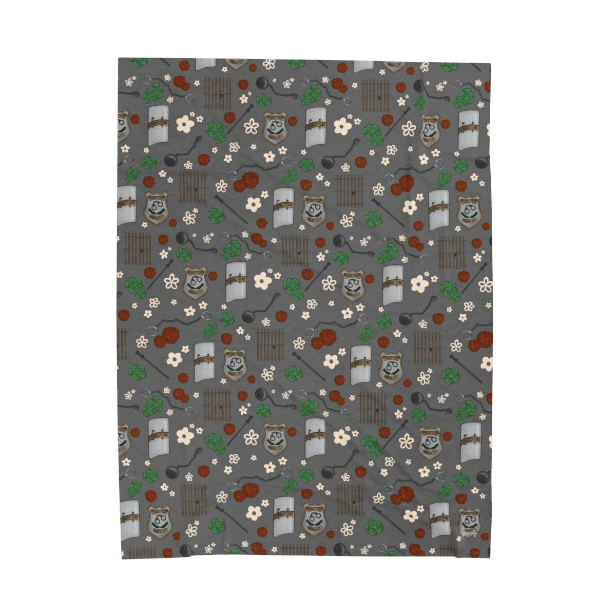 Correctional Officer Velveteen Plush Blanket *Pre-Order