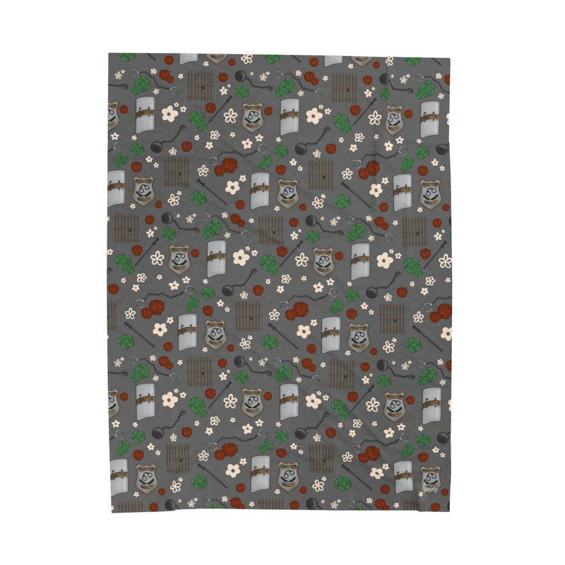 Correctional Officer Velveteen Plush Blanket *Pre-Order-zoom-