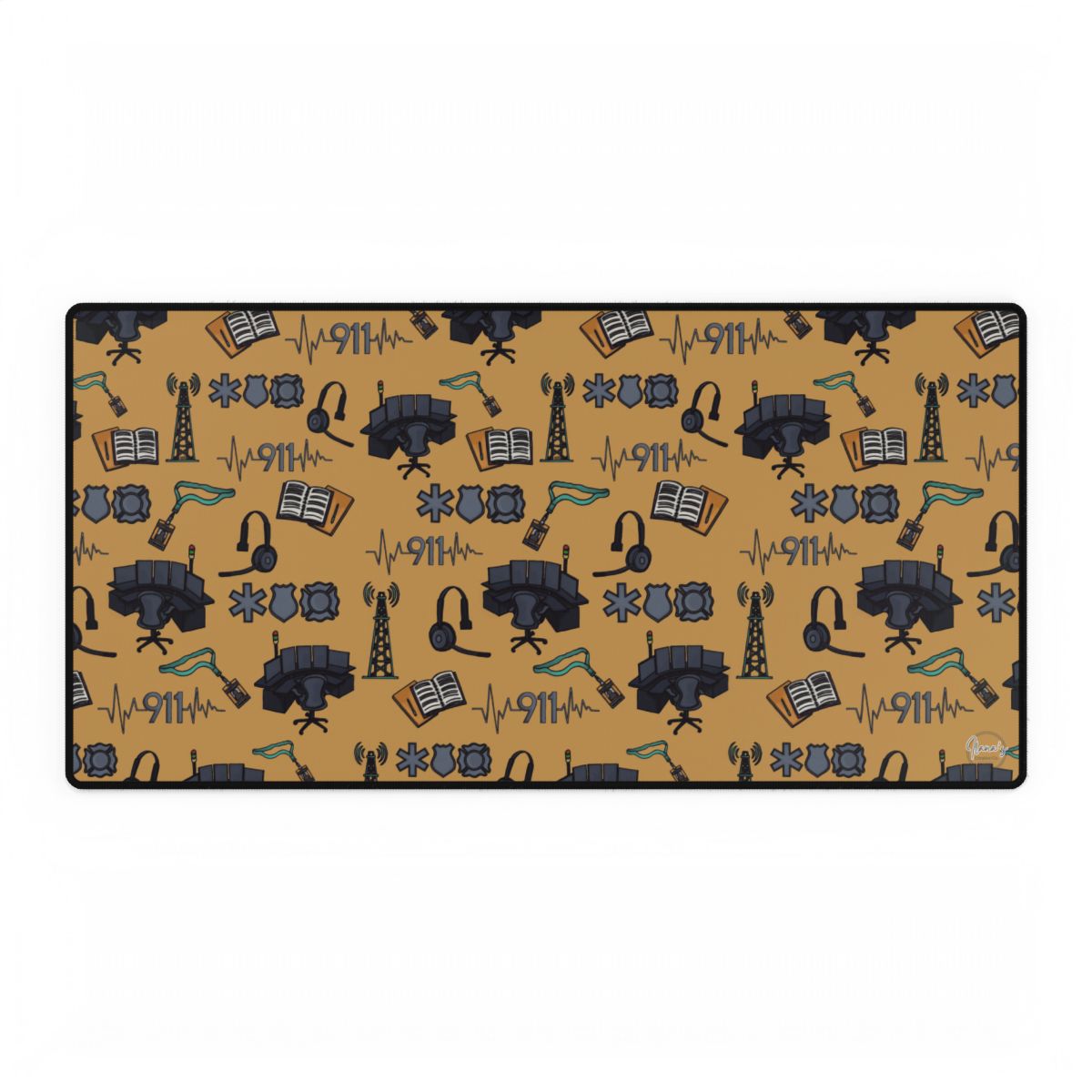 911 Dispatcher Desk Mat - Style 2 *Pre-Order