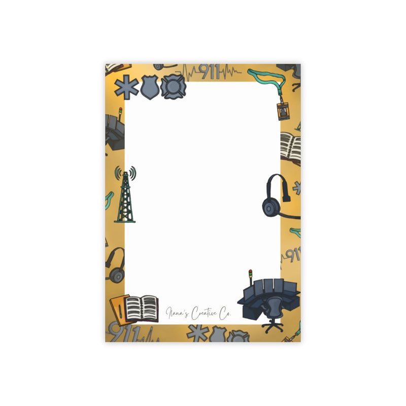911 Dispatcher Sticky Notepad-zoom-