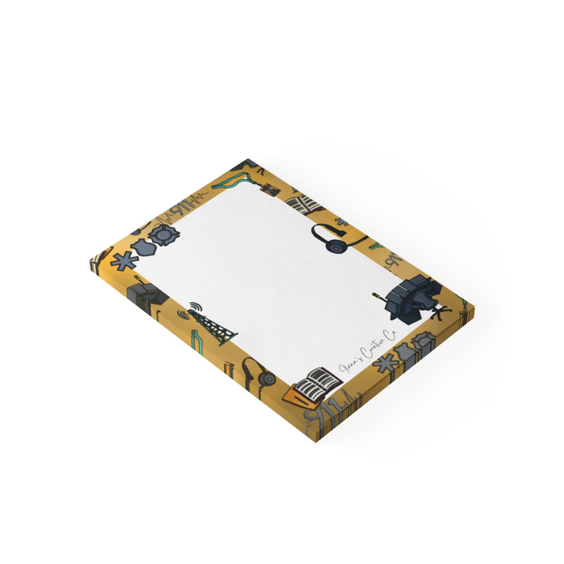 911 Dispatcher Sticky Notepad-zoom-