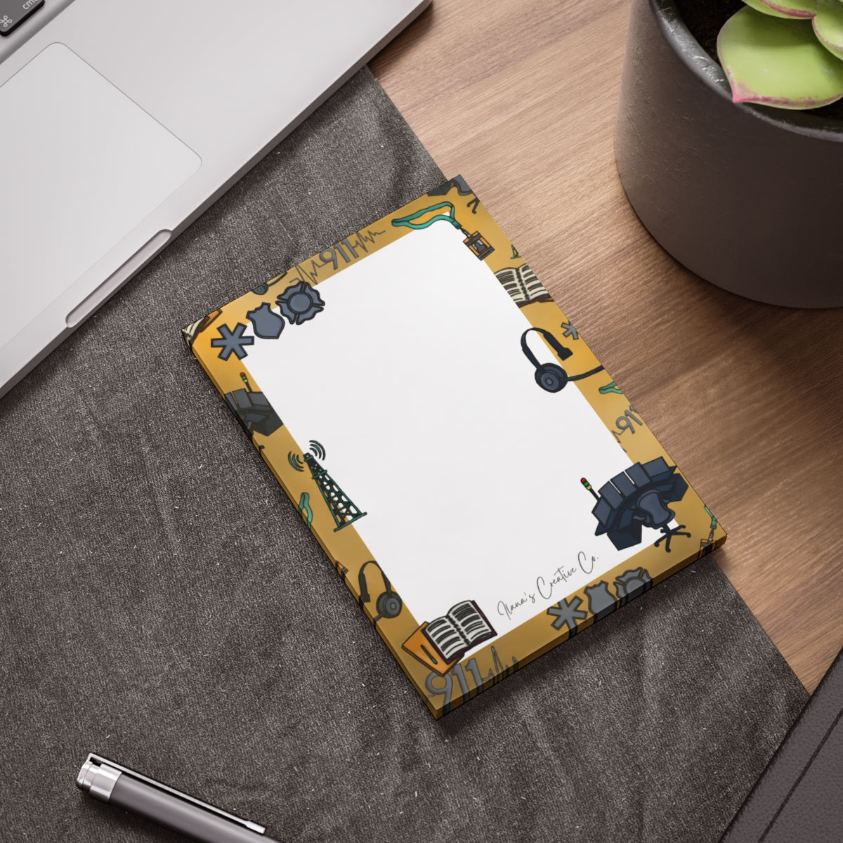 911 Dispatcher Sticky Notepad-zoom-3