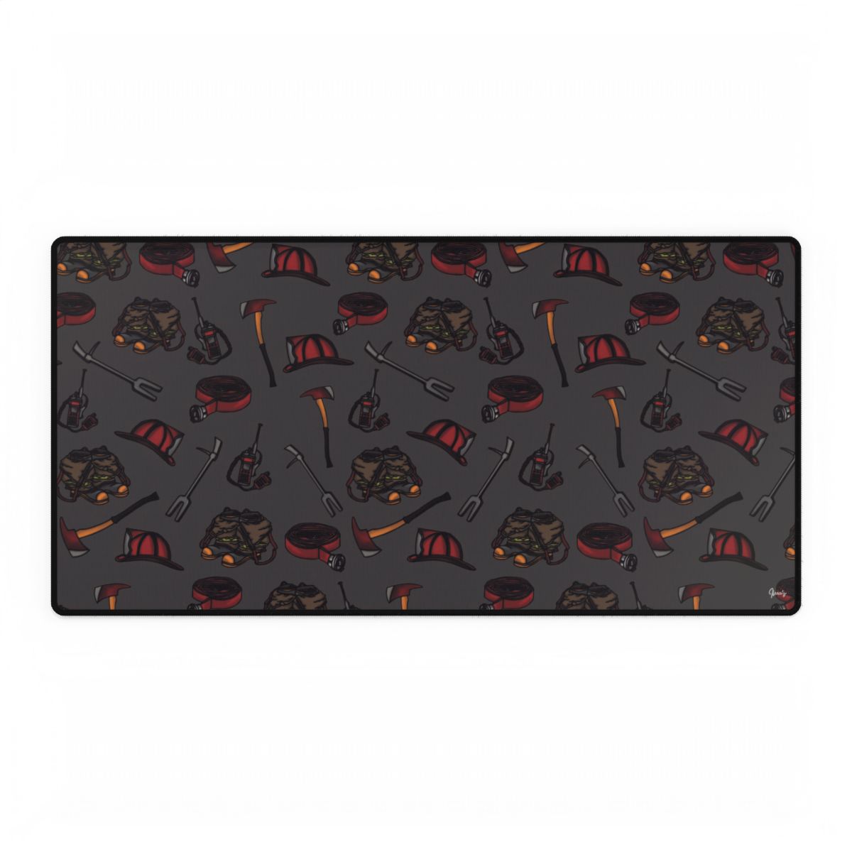 Firefighter Desk Mat- Style 2 *Pre-Order-zoom-1