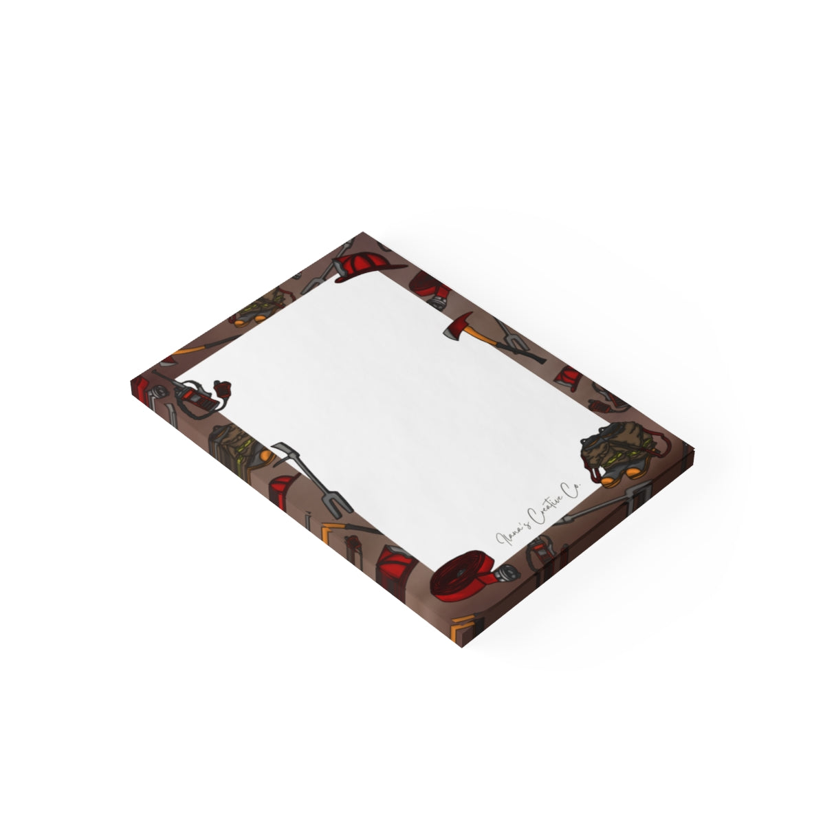 Firefighter Sticky Notepad