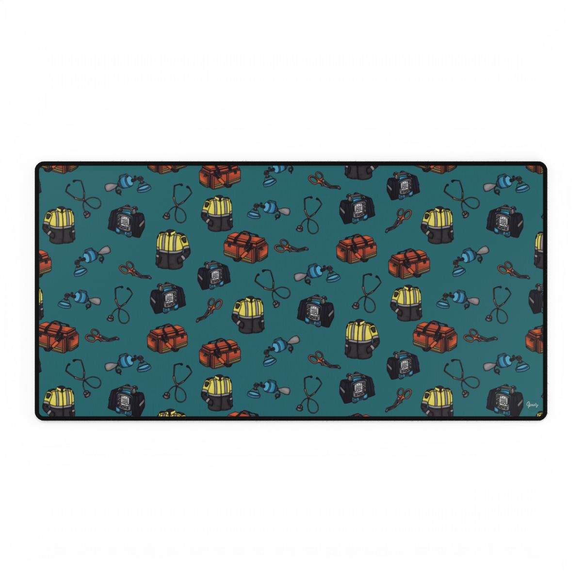 Paramedic / EMT Desk Mat- Style 2 *Pre-Order-zoom-1