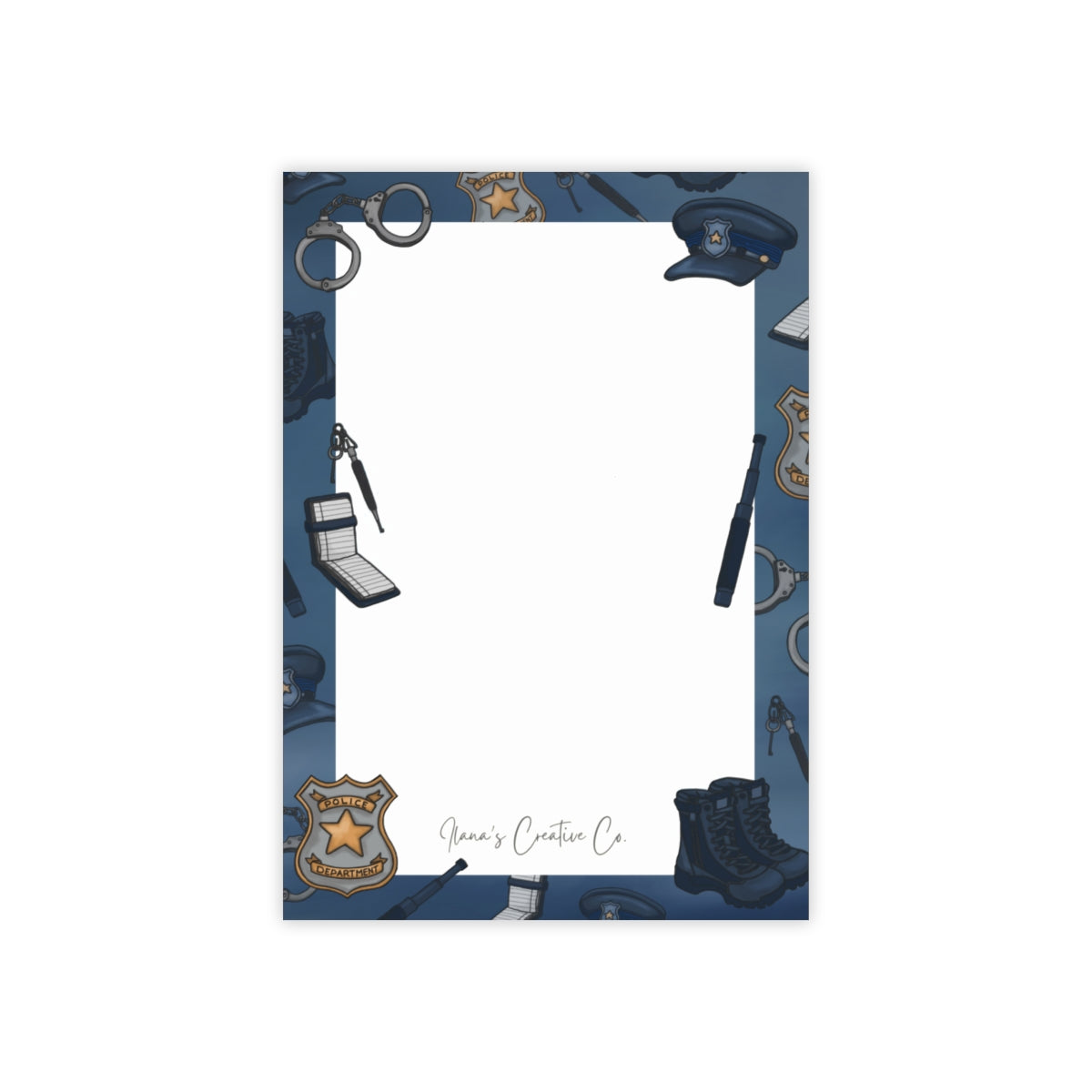 Police Sticky Notepad-zoom-1