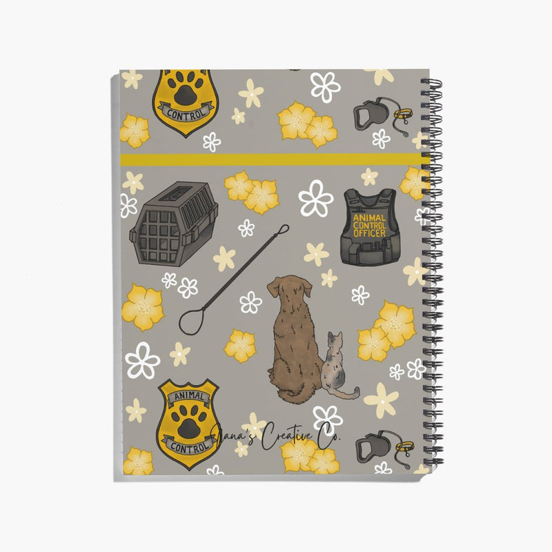 Animal Control Officer Spiral Notebook / Journal-zoom-