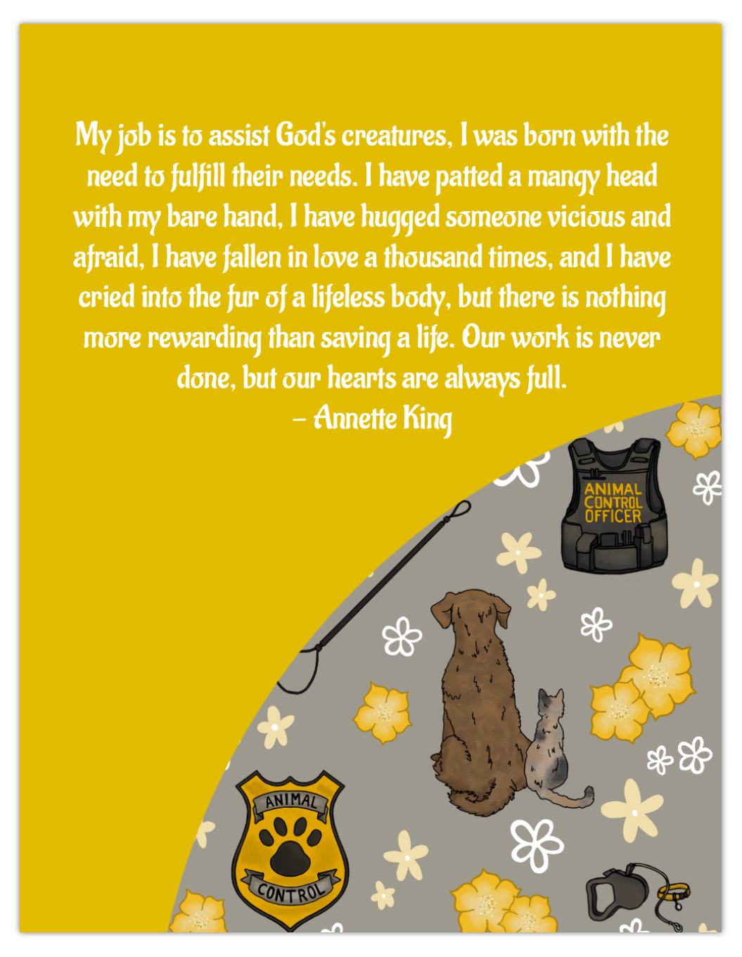 Animal Control Officer Spiral Notebook / Journal-zoom-3