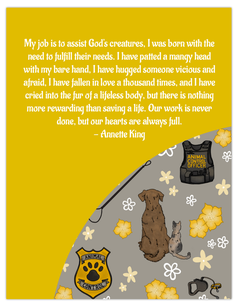 Animal Control Officer Spiral Notebook / Journal-zoom-