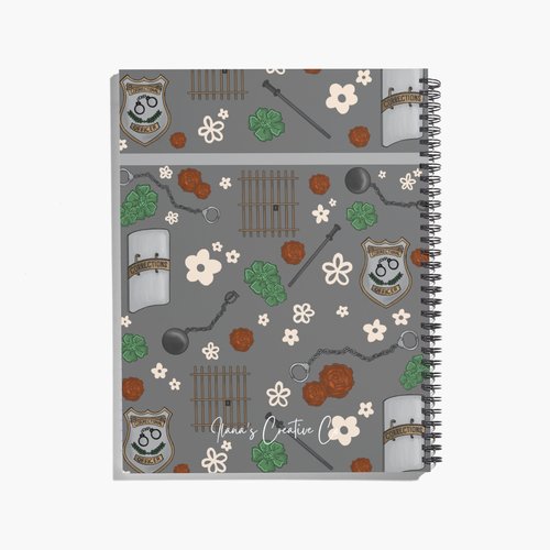Correctional Officer Spiral Notebook / Journal-zoom-