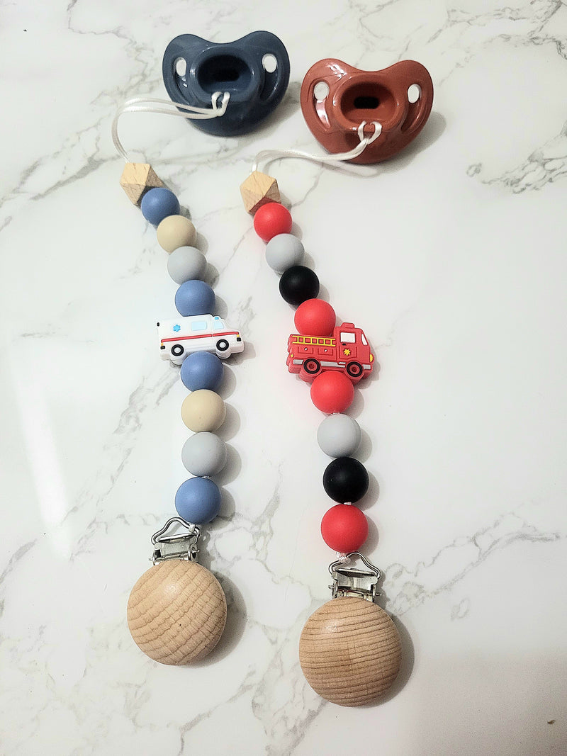 Baby Silicone Lanyard - Ambulance  *Pre-Order-zoom-