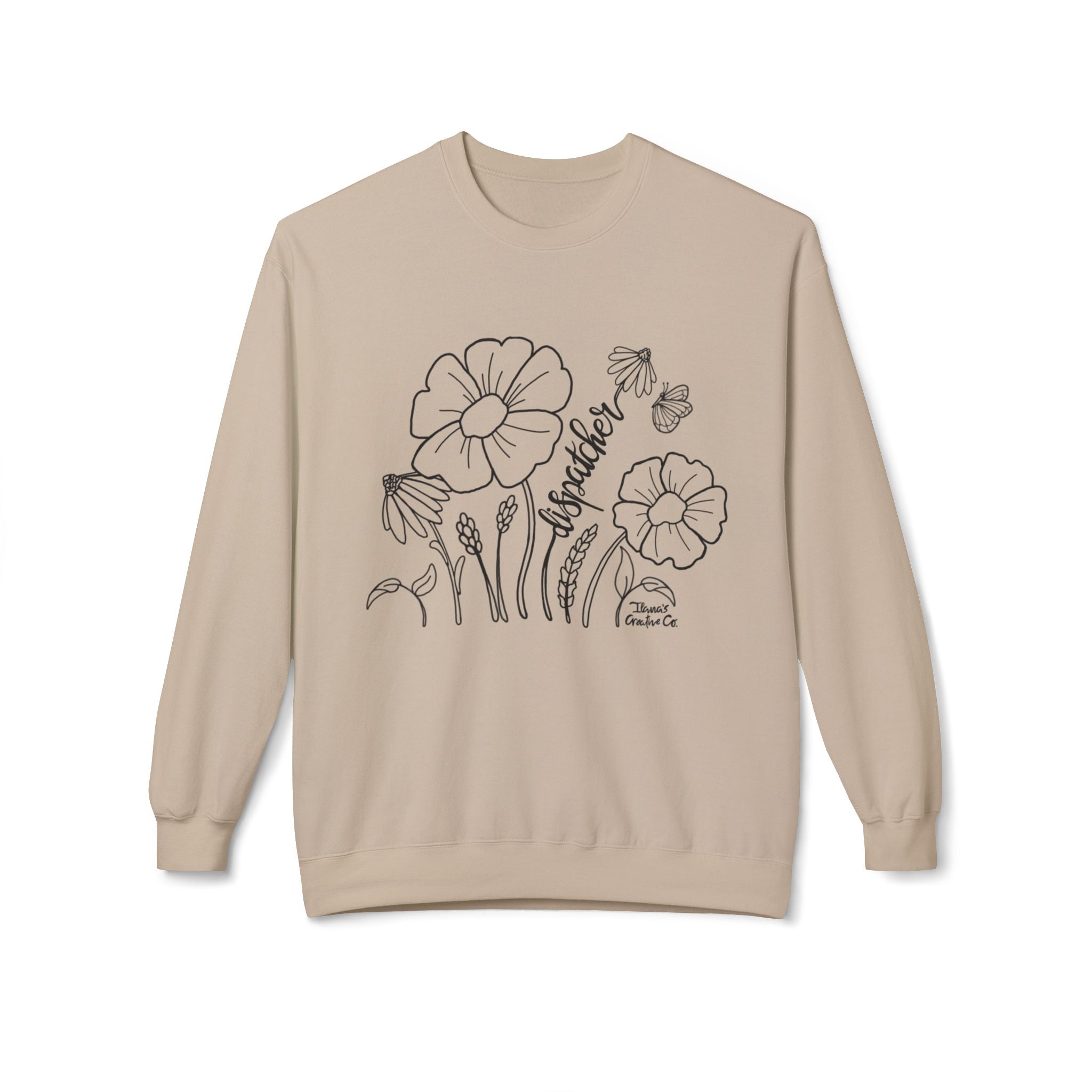 Sheriff Wildflowers | Crewneck | Sand