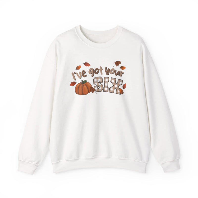 I've got your six | Crewneck | White-zoom-