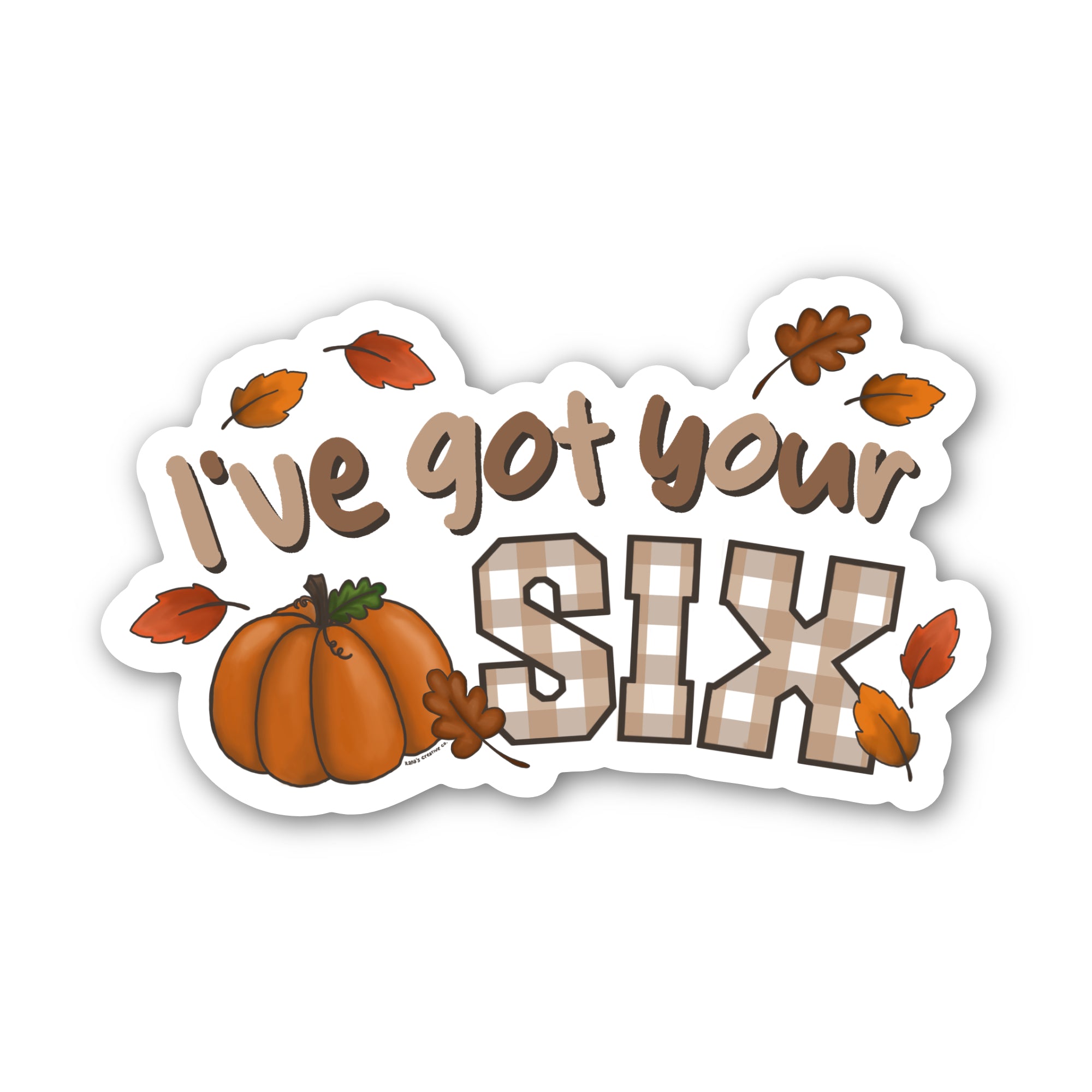 Sticker | I've got your six-zoom-1