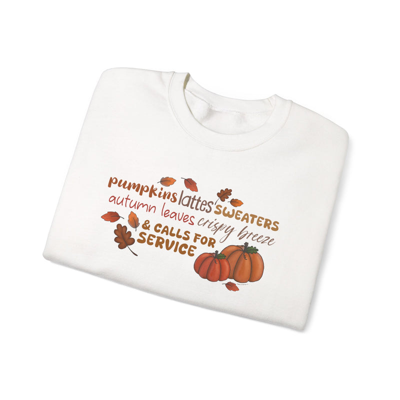 Autumn Vibes | Crewneck | White-zoom-